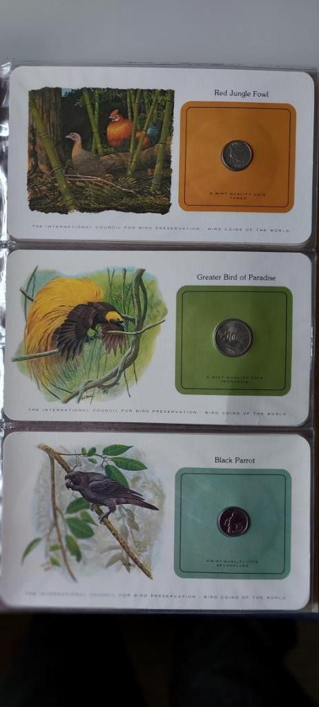 muntenverzameling vogels, Postzegels en Munten, Munten en Bankbiljetten | Verzamelingen, Munten, Buitenland, Ophalen