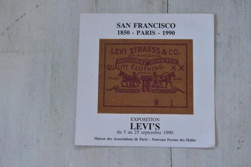 LEVI'S = Sticker = San Francisco 1850- Parijs - 1990, Verzamelen, Stickers, Overige typen, Verzenden