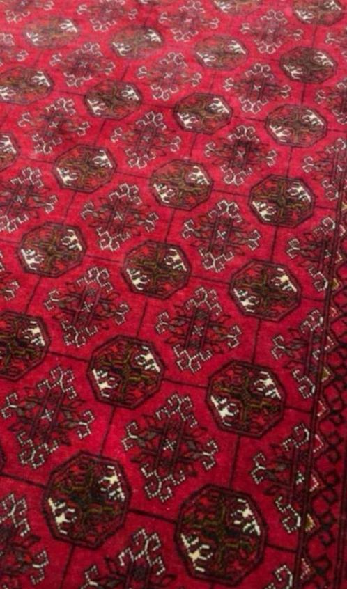 Perzisch Handgemaakte Tapijt Rood 2 Stuks - Gebruikt, Hobby en Vrije tijd, Stoffen en Lappen, Zo goed als nieuw, Wol, 120 cm of meer