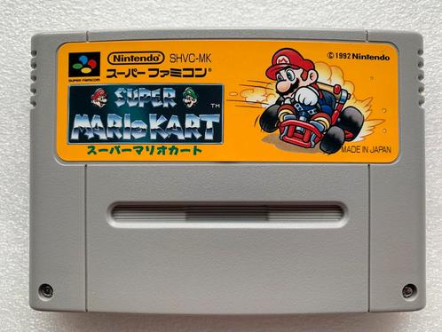 Nintendo Super Mario Kart SFC Famicom NTSC Jap SNES import, Spelcomputers en Games, Games | Nintendo Super NES, Gebruikt, Racen en Vliegen