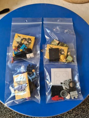Lotje Lego Minifigures 71045: 1, 4, 8 en 9.