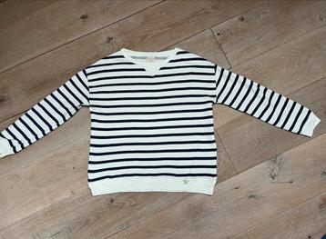 Sweater Bretonse streep Zara maat 140 / 10 jaar