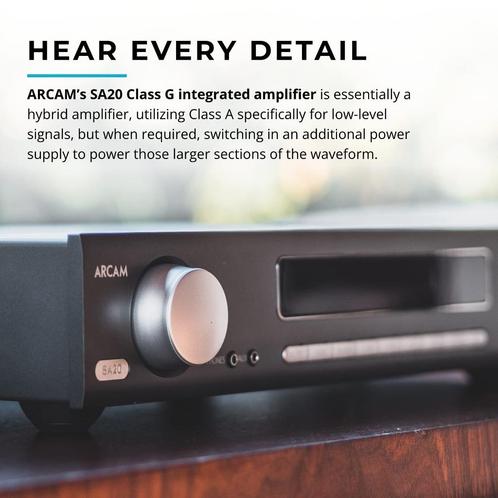 ARCAM SA20 NIEUW 5j garantie, Audio, Tv en Foto, Versterkers en Receivers, Nieuw, Stereo, 60 tot 120 watt, Overige merken, Ophalen of Verzenden
