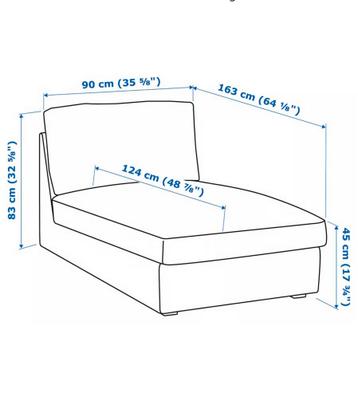 Ikea kivik chauses longues antracite zonder beschadeging - afbeelding 2 Ikea kivik chauses longues antracite zonder beschadeging - afbeelding 2