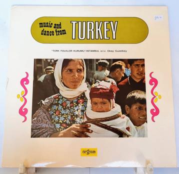 LP - TURK FOLKLOR KURUMU - MUSIC AND DANCE FROM TURKEY