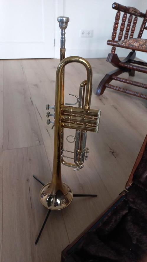 Vincent Bach Stradivarius model 37, Elkhart, IND. U.S.A., Muziek en Instrumenten, Blaasinstrumenten | Trompetten, Gebruikt, Ophalen of Verzenden