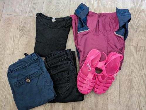 Regen jas, zwemles setje, waterschoenen, Kinderen en Baby's, Kinderkleding | Maat 116, Zo goed als nieuw, Meisje, Broek, Ophalen of Verzenden