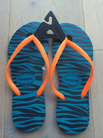 NIEUW: Havaianas Slim Animals Fluo slippers maat 35/36
