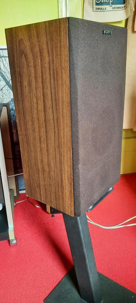 Te koop leuke Sony ss-e20 vintage luidsprekers  ✅️, Audio, Tv en Foto, Luidsprekers, Gebruikt, Front, Rear of Stereo speakers