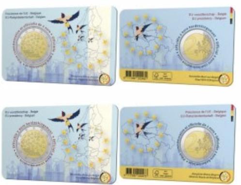 België 2024 - Voorzitter EU - 2 euro CC UNC - coincard, Postzegels en Munten, Munten | Europa | Euromunten, Setje, 2 euro, België