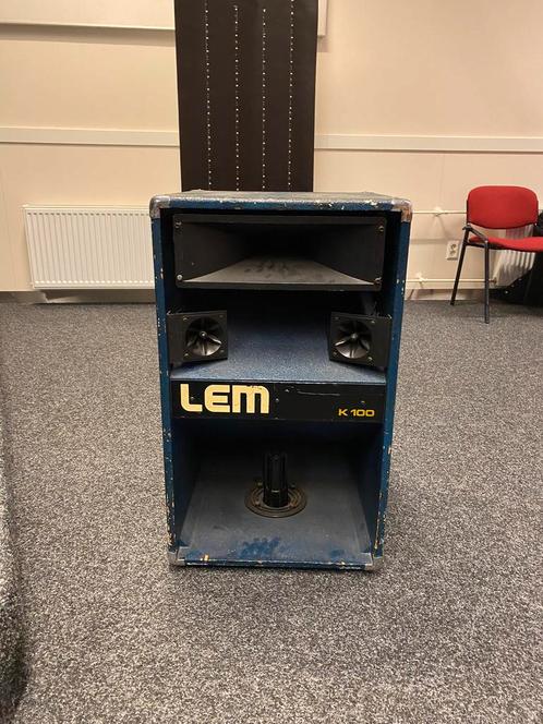 LEM K100 speakers, Audio, Tv en Foto, Luidsprekers, Front, Rear of Stereo speakers, 120 watt of meer, Overige merken, Ophalen