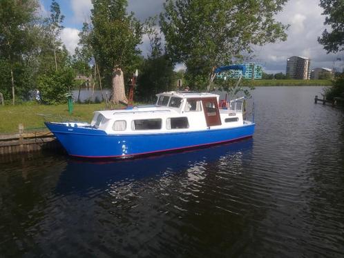 Te koop stalen moterkruiser 10,00 meter, Watersport en Boten, Motorboten en Motorjachten, Gebruikt, Staal, 9 tot 12 meter, Diesel