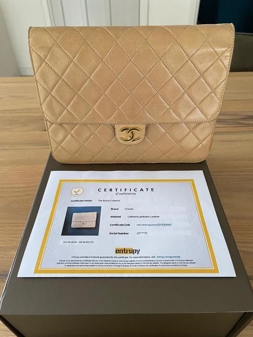 Chanel classic single flap bag, origineel, Sieraden, Tassen en Uiterlijk, Tassen | Damestassen, Zo goed als nieuw, Schoudertasje