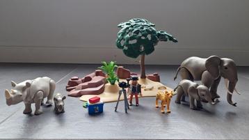 Playmobil met wilde dieren 