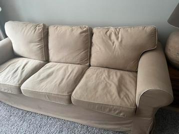 IKEA Ektorp 3-zits : beige zandkleur - afbeelding 2 IKEA Ektorp 3-zits : beige zandkleur - afbeelding 2