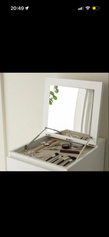 Ikea Malm kaptafel met spiegel - afbeelding 3 Ikea Malm kaptafel met spiegel - afbeelding 3