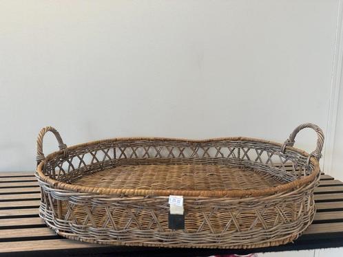 Riviera Maison Rustic Rattan dienblad, Huis en Inrichting, Woonaccessoires | Dienbladen, Zo goed als nieuw, Overige materialen