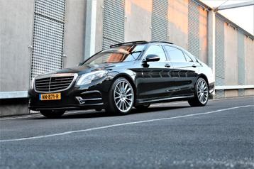 Mercedes S-Klasse S 500 Aut7 Lang 2015 Zwart vol opties 