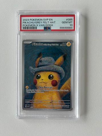 PSA 10 Pokémon X Van Gogh Pikachu PROMO Card 085