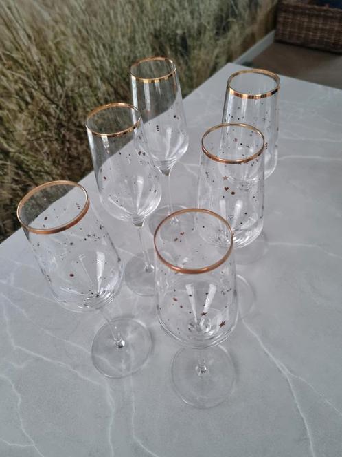Champagneglazen Vivo, Verzamelen, Glas en Borrelglaasjes, Zo goed als nieuw, Ophalen of Verzenden