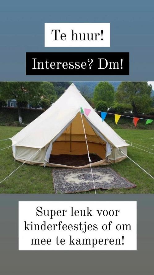 Te huur tipi tent bel tent, Caravans en Kamperen, Tenten, Zo goed als nieuw, Ophalen