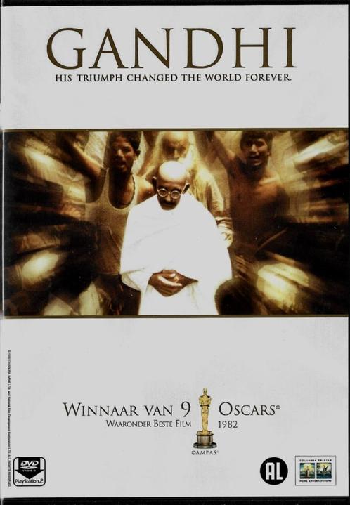 DVD Gandhi, Cd's en Dvd's, Dvd's | Drama, Zo goed als nieuw, Historisch of Kostuumdrama, Alle leeftijden, Ophalen of Verzenden