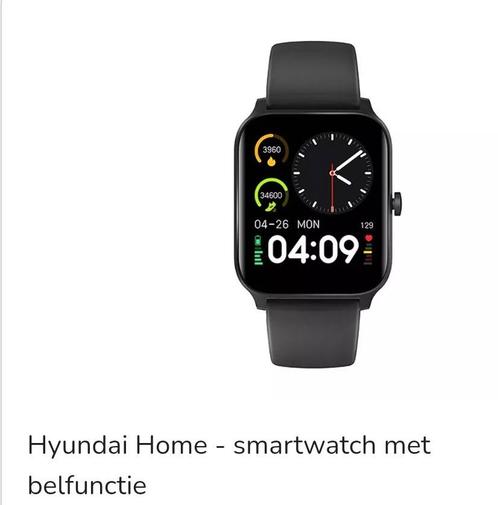 Hyundai Home - smartwatch met belfunctie NIEUW, Sieraden, Tassen en Uiterlijk, Horloges | Dames, Overige merken, Ophalen of Verzenden