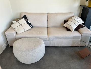 IKEA KIVIK 3-zitsbank met poef te koop - afbeelding 1 IKEA KIVIK 3-zitsbank met poef te koop - afbeelding 1