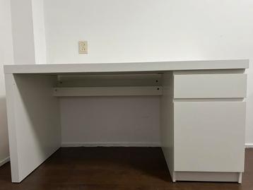 Wit Bureau Ikea MALM nieuw - afbeelding 2 Wit Bureau Ikea MALM nieuw - afbeelding 2