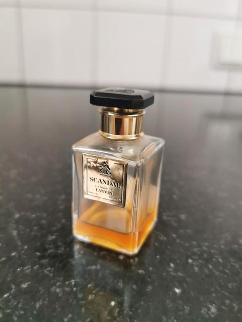 Vintage Jeanne Lanvin, Scandal, miniatuur 6 cm hoog labels, Sieraden, Tassen en Uiterlijk, Uiterlijk | Parfum, Gebruikt, Ophalen of Verzenden
