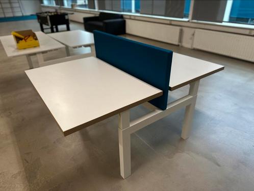 Bureau - twee werkplekken - 120x170 cm, Huis en Inrichting, Bureaus, Zo goed als nieuw, Bureau, In hoogte verstelbaar, Ophalen