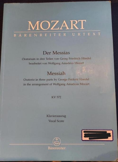 Der Messias Oratorium in 3 Teilen  G.F. Händel/W.A. Mozart, Muziek en Instrumenten, Bladmuziek, Ophalen of Verzenden