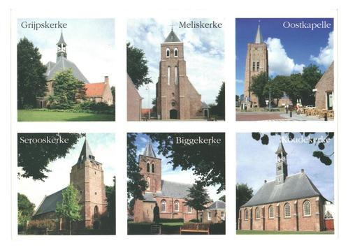 973448	Walcheren	Kerk Kerken	 Gelopen met postzegel, Verzamelen, Ansichtkaarten | Nederland, Gelopen, Zeeland, Ophalen of Verzenden