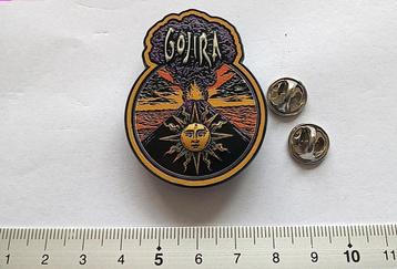 Gojira Magma  3d pin badge speld  full colour  n5