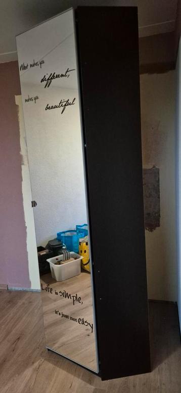 Zwarte Ikea pax hoekkast incl. Spiegeldeur - afbeelding 2 Zwarte Ikea pax hoekkast incl. Spiegeldeur - afbeelding 2