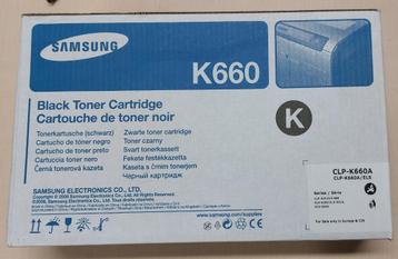 Samsung CLP-K660A Nieuwe originele toner ZWART