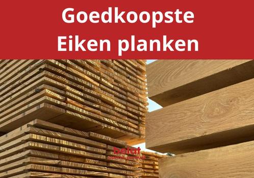 Eiken planken vanaf €4.90 /stuk !, Doe-het-zelf en Verbouw, Hout en Planken, Nieuw, Plank, Eiken, 250 tot 300 cm, Ophalen