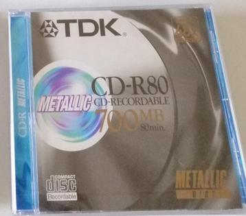 TDK CD-R80 CD recordable metallic