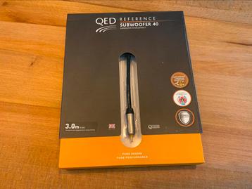 QED Reference Subwoofer 40 cinch tulp kabel 3 m