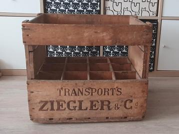 Vintage drankkrat Ziegler