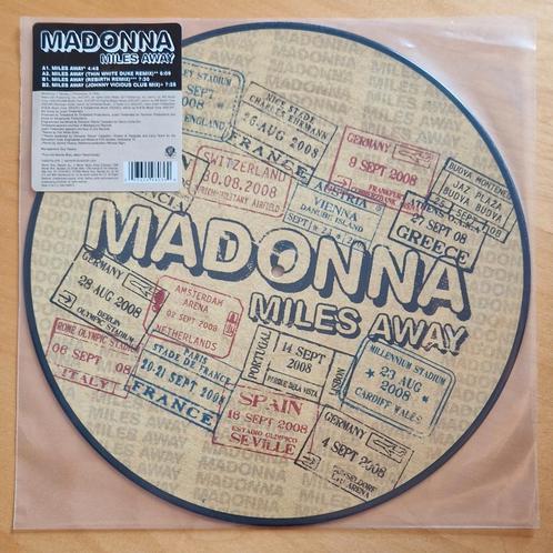 Madonna Miles Away picture disc single cd vinyl lp remix, Cd's en Dvd's, Vinyl | Pop, Nieuw in verpakking, Ophalen of Verzenden