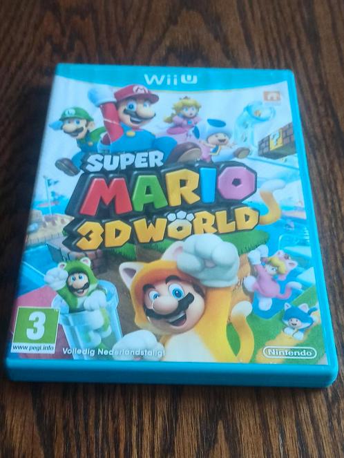 Super Mario 3D World, Wii U, Spelcomputers en Games, Games | Nintendo Wii U, Zo goed als nieuw, Avontuur en Actie, 3 spelers of meer
