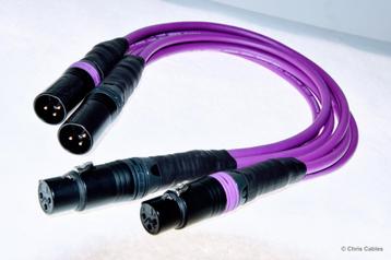 'The Indigo.Y' audiophile XLR kabels van Chris Cables