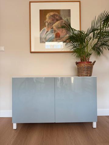 Ikea Besta Dressoir Grijs Blauw Hoogglans - afbeelding 6 Ikea Besta Dressoir Grijs Blauw Hoogglans - afbeelding 6