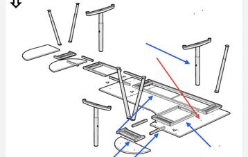 Ikea hoek bureau (Galant) - afbeelding 11 Ikea hoek bureau (Galant) - afbeelding 11