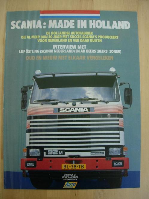 Scania Made in Holland Tijdschrift 1986 – Brochure, Boeken, Auto's | Folders en Tijdschriften, Zo goed als nieuw, Overige merken