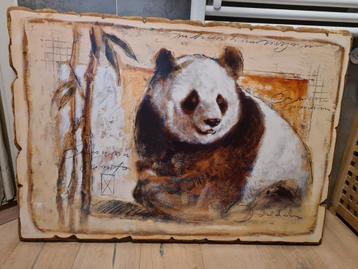 Joadoor 'the beauty' schilderij panda