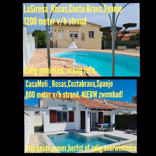 ROSAS,COSTA BRAVA,SPANJE 2 VAKANTIE VILLAS MET PRIVE ZWEMBAD, Vakantie, Vakantiehuizen | Spanje, Costa Brava, Landhuis of Villa