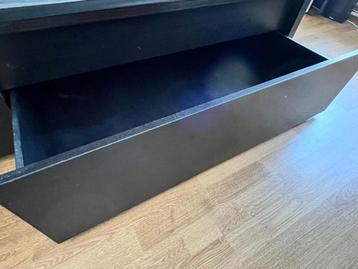 2 zwarte bedlades Ikea Malm - afbeelding 1 2 zwarte bedlades Ikea Malm - afbeelding 1