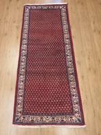 Vintage handgeknoopt perzisch tapijt loper sarough 205x82